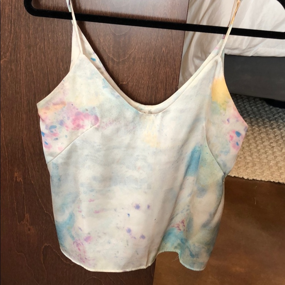 Tie dye free people tank